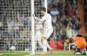 نجم ريال مدريد كريستيانو رونالدو تالق امام ريال سوسييداد وسجل هدفين	 افپ﻿