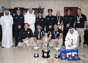 تكريم الفائزين في اتحاد الشرطة ﻿