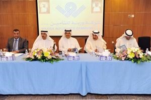 بوخمسين وتوفيق شملان البحر خلال الجمعية العمومية	متين غوزال﻿