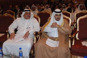 الشيخ مشعل جابر الاحمد مع ماجد العجيل﻿