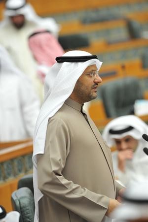 دعلي العبيدي متحدثا في الجلسة﻿