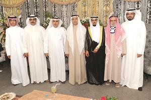 فلاح الطامي وعبدالله الجميعة وحمد المشوط وعلي المشوط يهنئون
