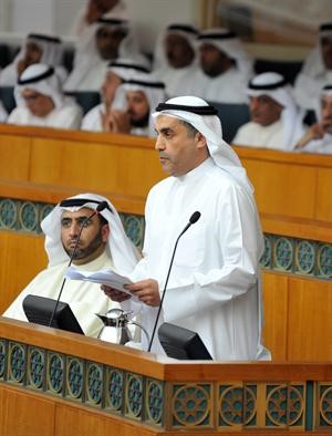دعبدالله الطريجي معارضا الاستجواب﻿