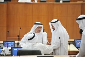  دفاضل صفر واحمد لاري خلال الجلسة﻿