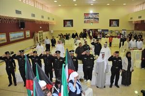 لحظة عزف السلام الوطني﻿