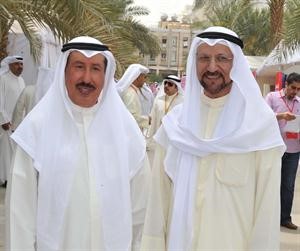 احمد الهارون مع عبدالوهاب الوزان﻿