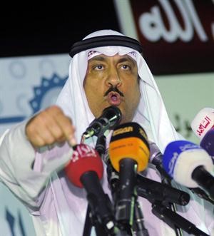 مسلم البراك متحدثا﻿