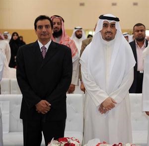دمنصور العرف والاعلامي غالب العصيمي
