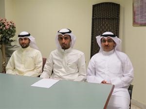 محمد العتيبي ومحمد العازمي وخليفة الياقوت
