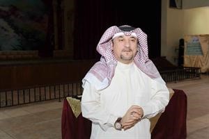 دبدر الخضري خلال اللقاء 	محمد ماهر﻿