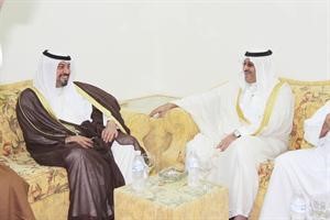 الشيخ طلال الفهد يرحب بنواف بن محمد﻿