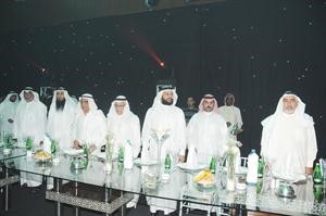 مناجي العبدالهادي ومطلال القحطاني ودصالح العجيري ومحسام الخرافي وعدد من الحضور	انور الكندري﻿