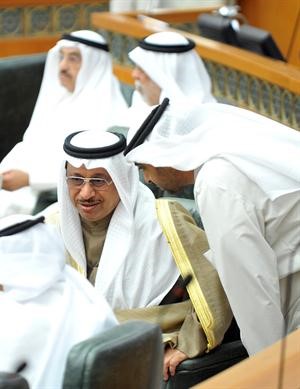 سمو رئيس الوزراء الشيخ جابر المبارك والشيخ محمد العبدالله﻿