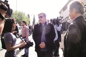 عباس النوري في عزاء خالد تاجا﻿