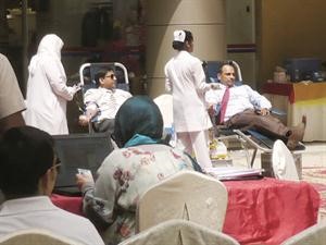  وفحص المتبرعين قبل اجراء عملية التبرع
