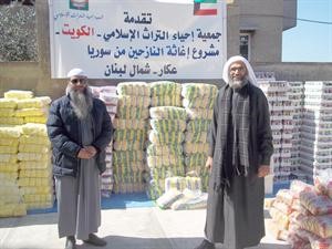 جانب من المساعدات﻿