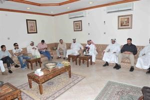 دمحمد الكندري خلال حديثه للزملاء﻿