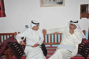 الزميلان فرحان الفحيمان وسلطان العبدان﻿