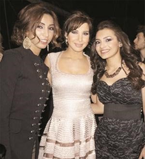 نانسي عجرم بفستان A-Line في اراب ايدول
