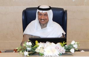سمو الشيخ جابر المبارك مترئسا جلسة مجلس الوزراء امس