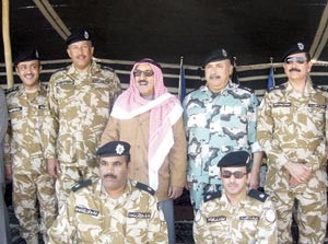 احدى زيارات صاحب السمو الامير للحدود الشمالية ﻿