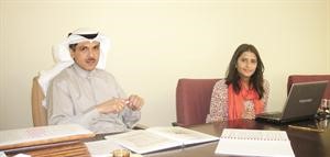 محسام الطاحوس خلال المؤتمر الصحافي﻿