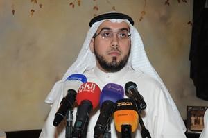 اسامة الشاهين مخاطبا الحضور
