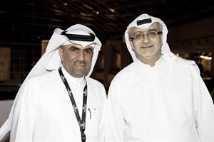 الزميل مفرح الشمري مع مدير المهرجان مسعود امر الله﻿