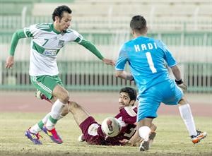 النصر سيحاول ايقاف انطلاقة العربي الازرق كوم
