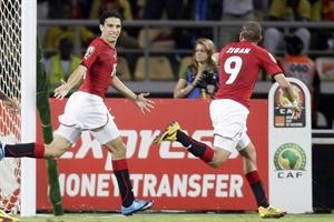 محمد ناجي جدو يقود هجوم منتخب مصر امام نيجيريا
