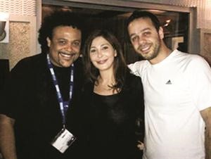اليسا والمذيع العراقي جاسم قصي والموسيقي ميشال فاضل﻿