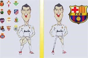 جماهير برشلونة تسخر من قدم رونالدو بعدما فشل في التسجيل بمرمى فريقها رغم تهديفه في جميع الفرق بالليغا