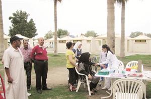 جانب من زيارة شاطئ العقيلة