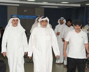 النائبان عدنان عبدالصمد واحمد لاري في مقدمة من زاروا سعيد