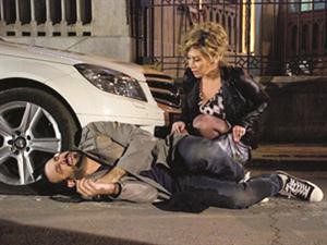 قصي خولي وسلافة معمار في مسلسل الارواح العارية﻿