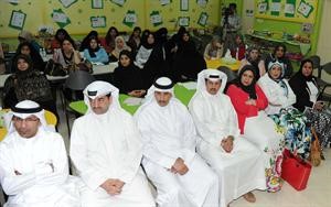 وليد الخشتي وهيا الفهد ومريم الدياب في مقدمة الحضور خلال الدورة﻿
