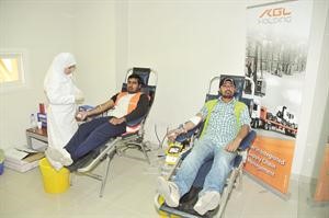جانب من حملة التبرع