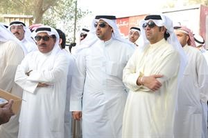 وزير الاعلام الشيخ محمد العبدالله حضر مراسم التشييع﻿