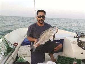 يحيى الجدي مع صيده المعقل السبيطي﻿