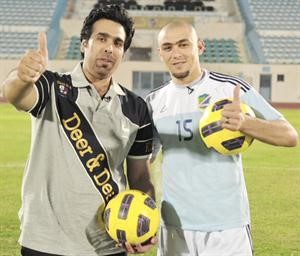 عبدالعزيز النبهان مع عدي الصيفي﻿