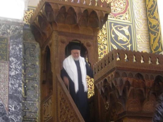 مفتي مصر على منبر مسجد البراق