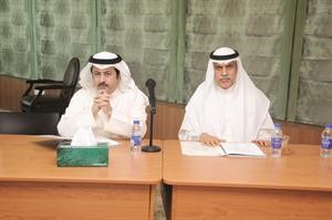 طلال زبن الهذال مترئسا الجمعية العمومية امس	 فريال حماد ﻿