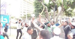 العشرات من انصار ابو اسماعيل امام العليا للرئاسة﻿
