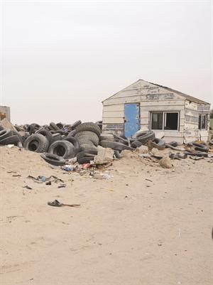 مبنى مهجور في السكراب 