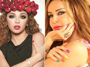 رولا وميريام وألوان أظفارهما الغريبة