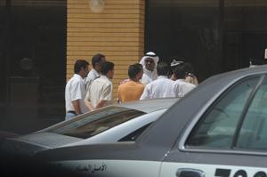 تواجد امني في موقع الحادث﻿