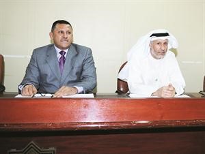 صالح المخلف مترئسا عمومية صناعات التبريد 	قاسم باشا ﻿