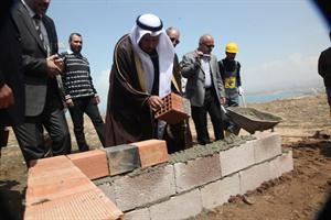 دالمعتوق يضع حجر الاساس لاحد المشاريع﻿