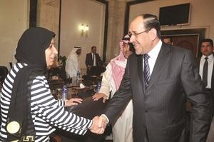 المالكي مرحبا بالزميلة منى ششتر﻿