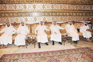 فلاح الصواغ وعمار العجمي ودعبدالله الطريجي ومناور ذياب واسامة الشاهين وبدر الداهوم﻿